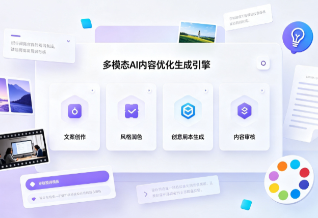 广丰县AI智能内容优化创新 多模态生成技术丰富数字内容创作生态