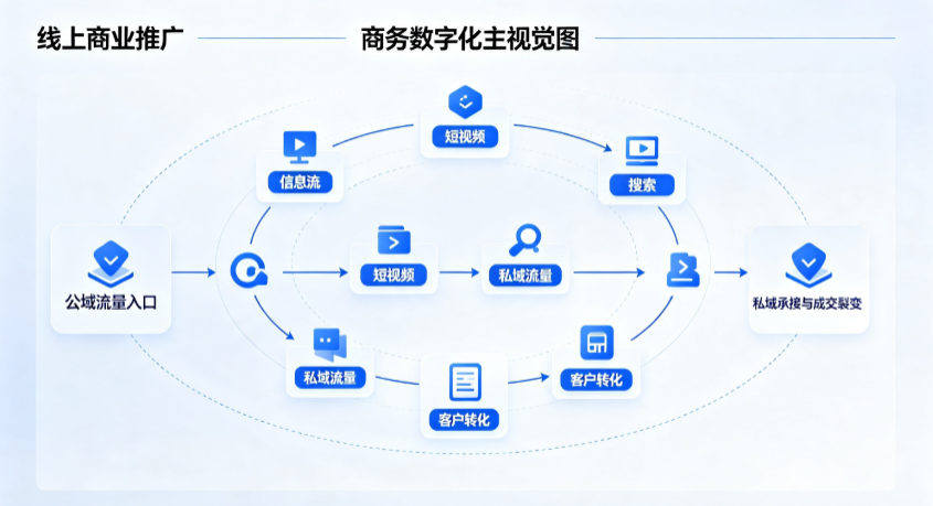 广丰县线上商业推广怎么做？全域流量闭环搭建与低成本转化实战指南